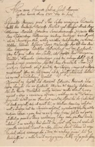 Świadectwo awantury i zabójstwa w Rynkówce 1707 roku 1