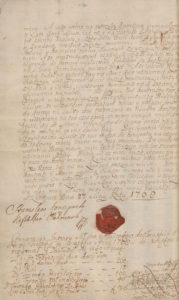 Nadanie nowego młyna i tartaku w Kozłowie roku 1708 1708 2