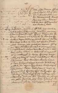 Zeznanie w sprawie zabójstwa młynarza z Wyrwy 1719 roku 1