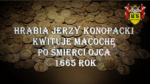 Hrabia Jerzy Konopacki kwituje macochę po śmierci ojca 1665 rok