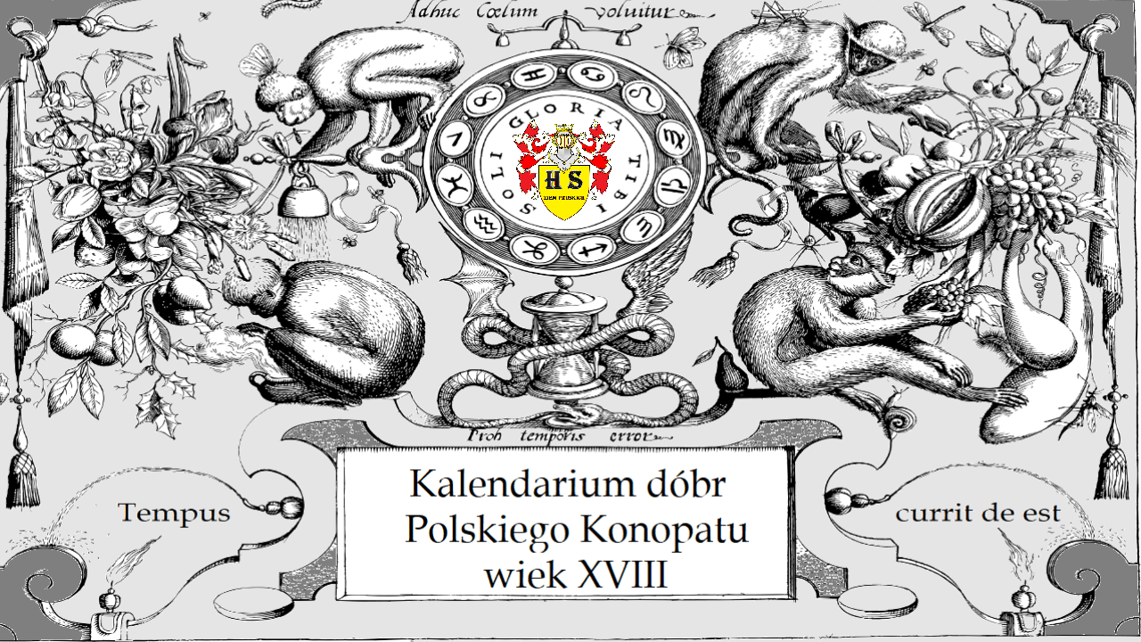 Kalendarium dóbr Polskiego Konopatu wiek XVIII