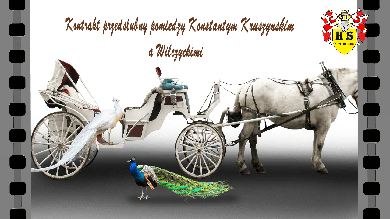 Kontrakt przedślubny Kruszyńskiego z Wilczyckim 1776 rok