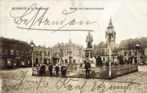 Świecie Markt mit Kaiserdenkmal Świecie Markt mit Kaiserdenkmal