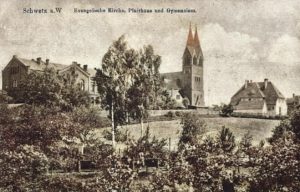 Kościół ewangelicki oraz gimnazjum Kościół ewangelicki oraz gimnazjum
