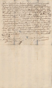 Arenda dóbr Mirańskich Strzeszkowskiemu 1696 roku