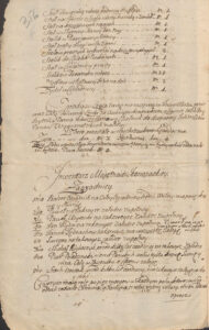 Konopat 1706 rok obrachunek sprzętu po szwedzkiej okupacji 
