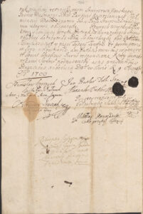 Butler sprzedaje Konopackiemu Starostwo Nowskie 1700 rok