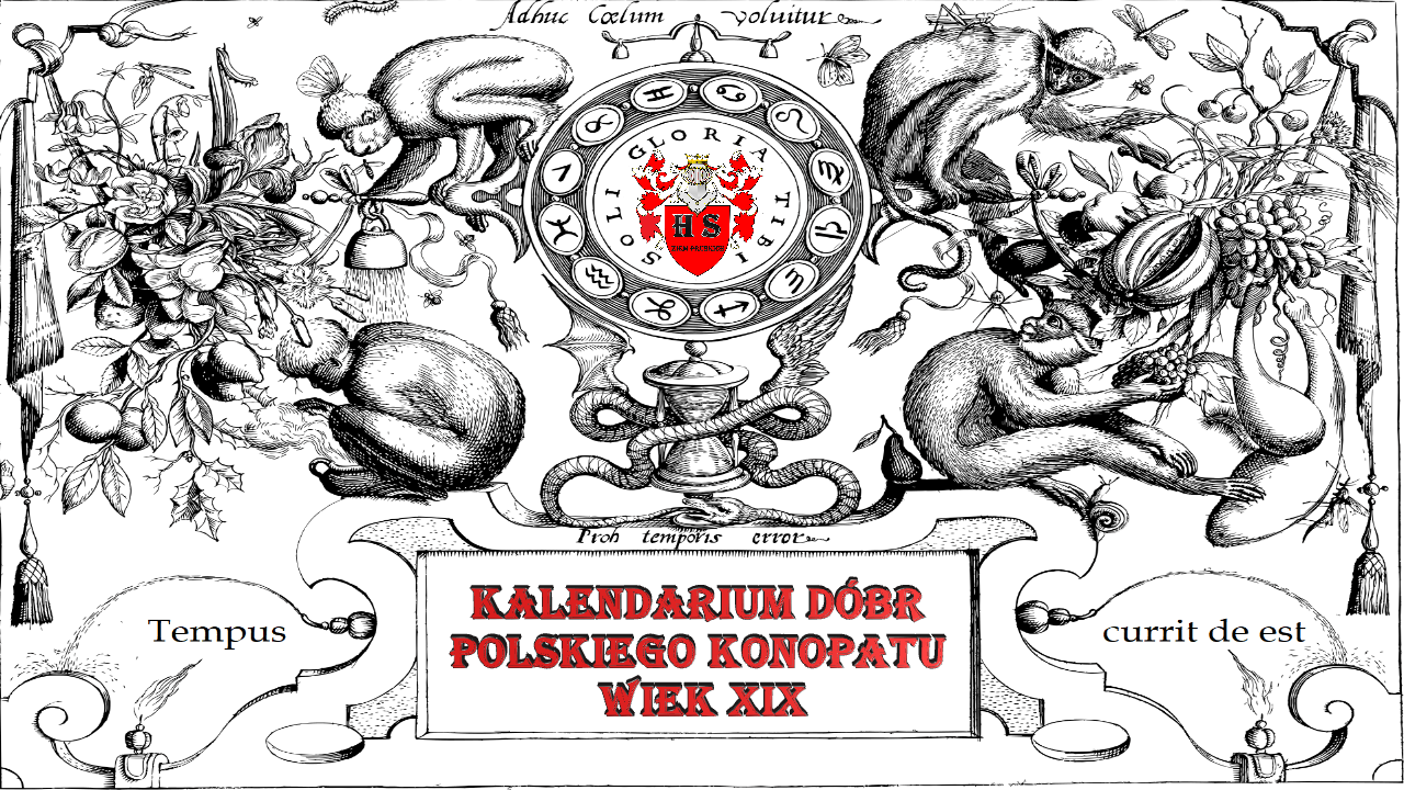 Kalendarium dóbr Polskiego Konopatu Wiek XIX