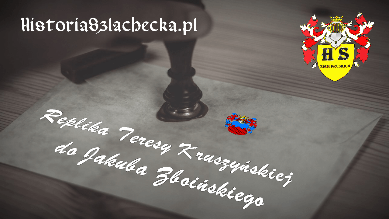 Ostra Replika Teresy Kruszyńskiej do Zboińskiego 2 Replika Teresy Kruszyńskiej do Zboińskiego