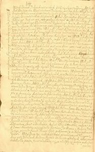 Rozporządzenie majątku Kruszyńskiej wobec dzieci 1739 roku