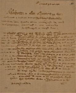 List Antoniego Kruszyńskiego do stryja Konstantego 1794 roku