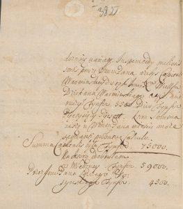 Ponaglenie zapłaty za Starostwo Nowskie 1701 rok