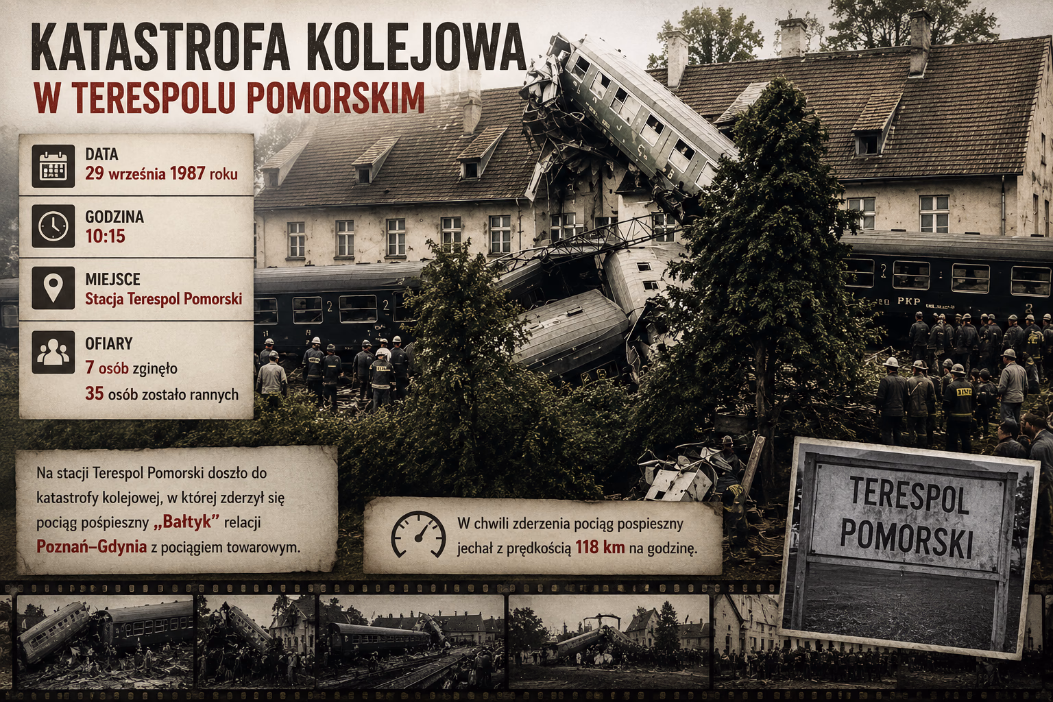 Katastrofa Kolejowa w Terespolu Pomorskim 1987 roku