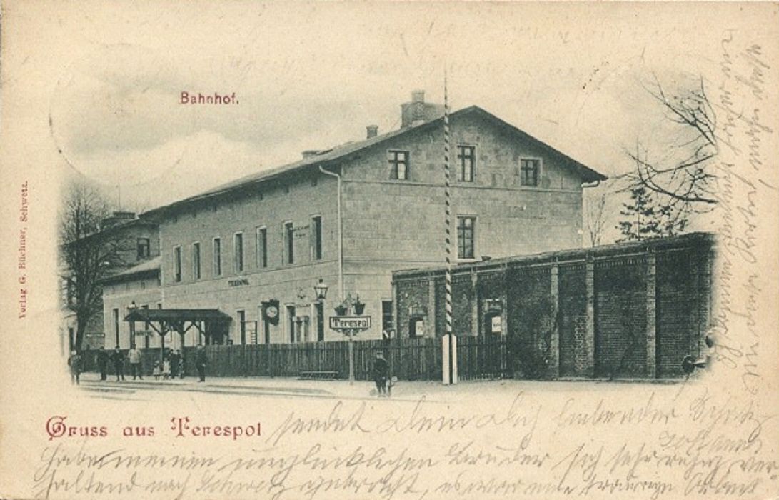 Dworzec kolejowy 1900 rok