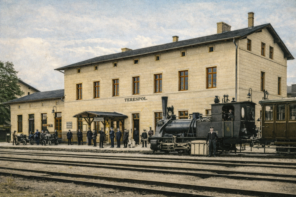 Dworzec z końca XIX wieku