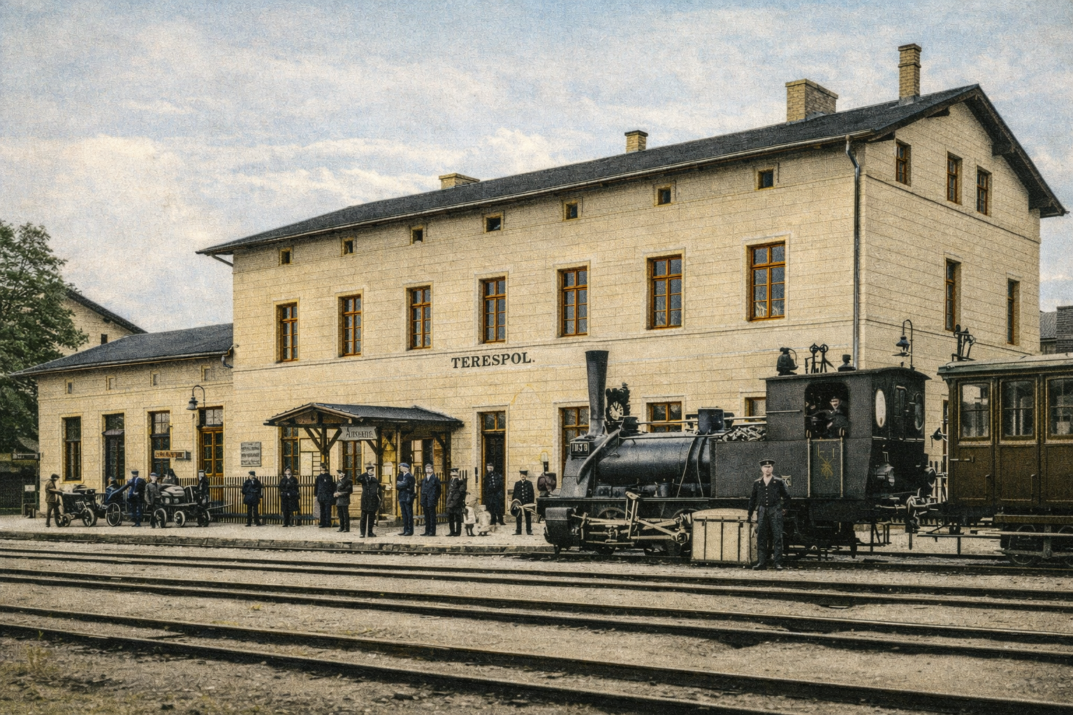 Dworzec z końca XIX wieku